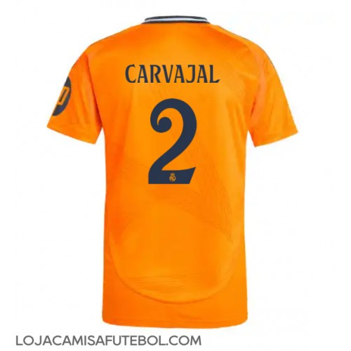 Camisa de Futebol Real Madrid Daniel Carvajal #2 Equipamento Secundário 2024-25 Manga Curta